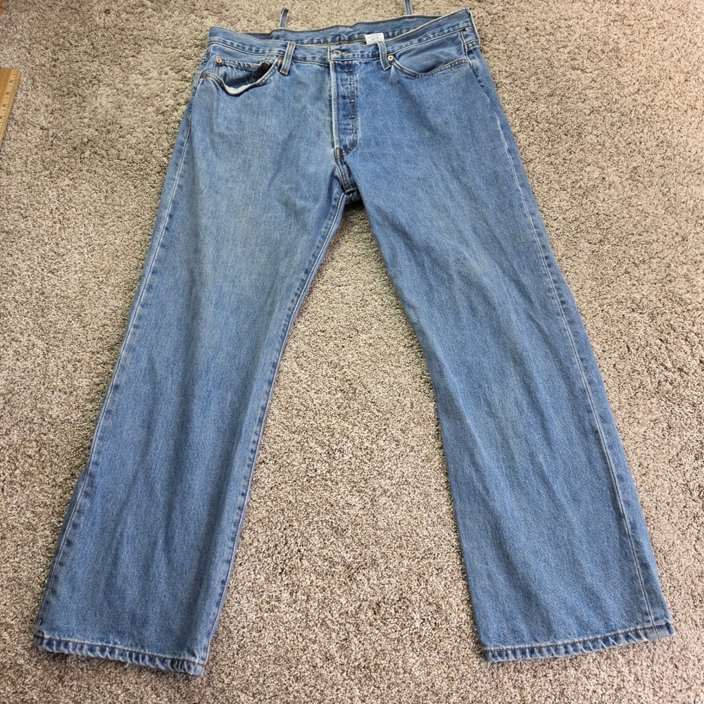 VINTAGE Levis 501xx Jeans Mens 38x30‎ Blue Straight Leg Denim Outdoor Adult